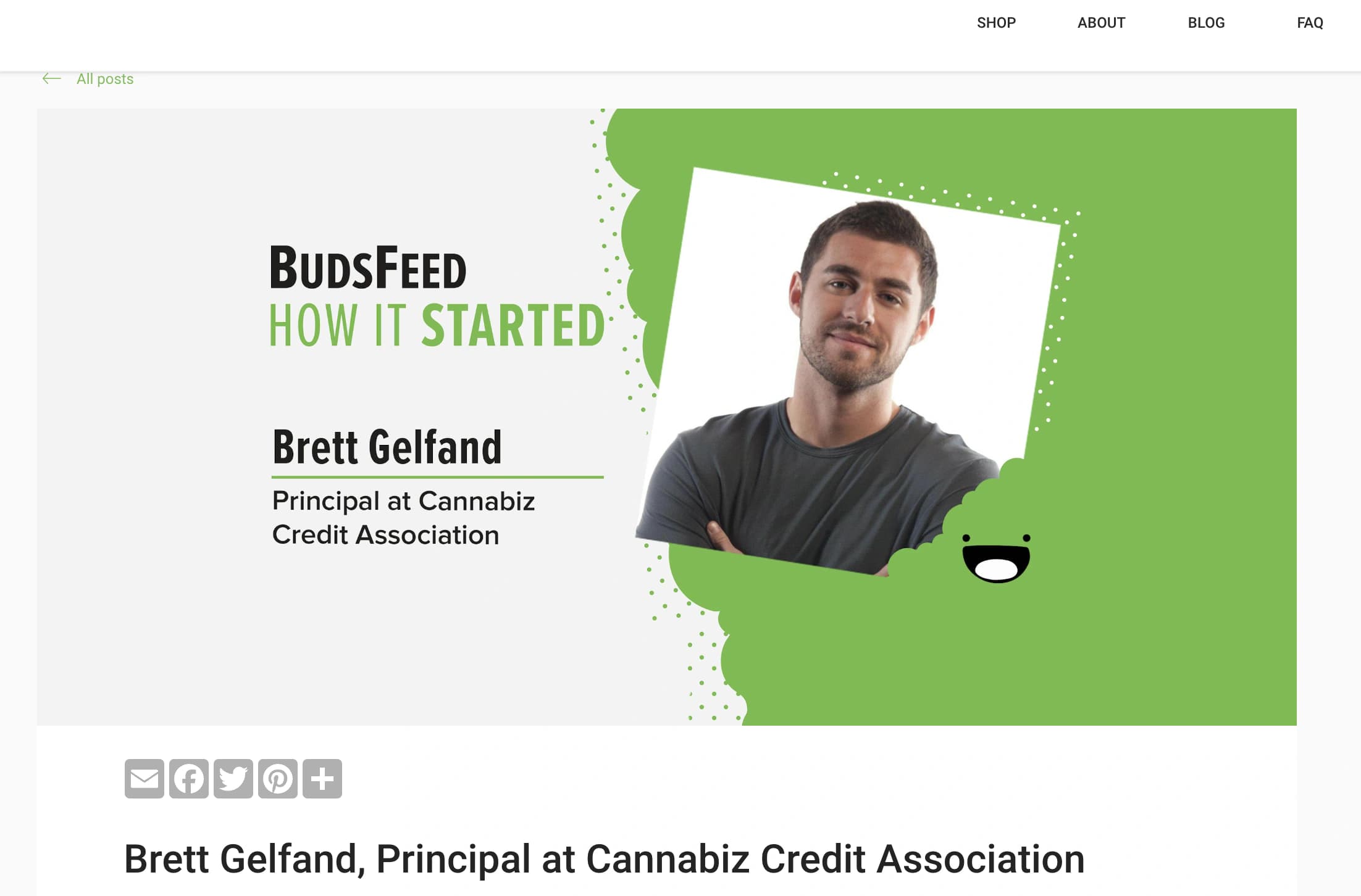 BudsFeed: How it started with Brett Gelfand