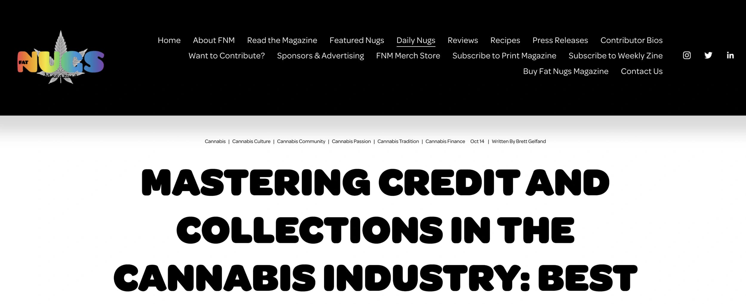 Mastering Credit and Collections in the Cannabis Industry: Best Practices for Growth and Stability