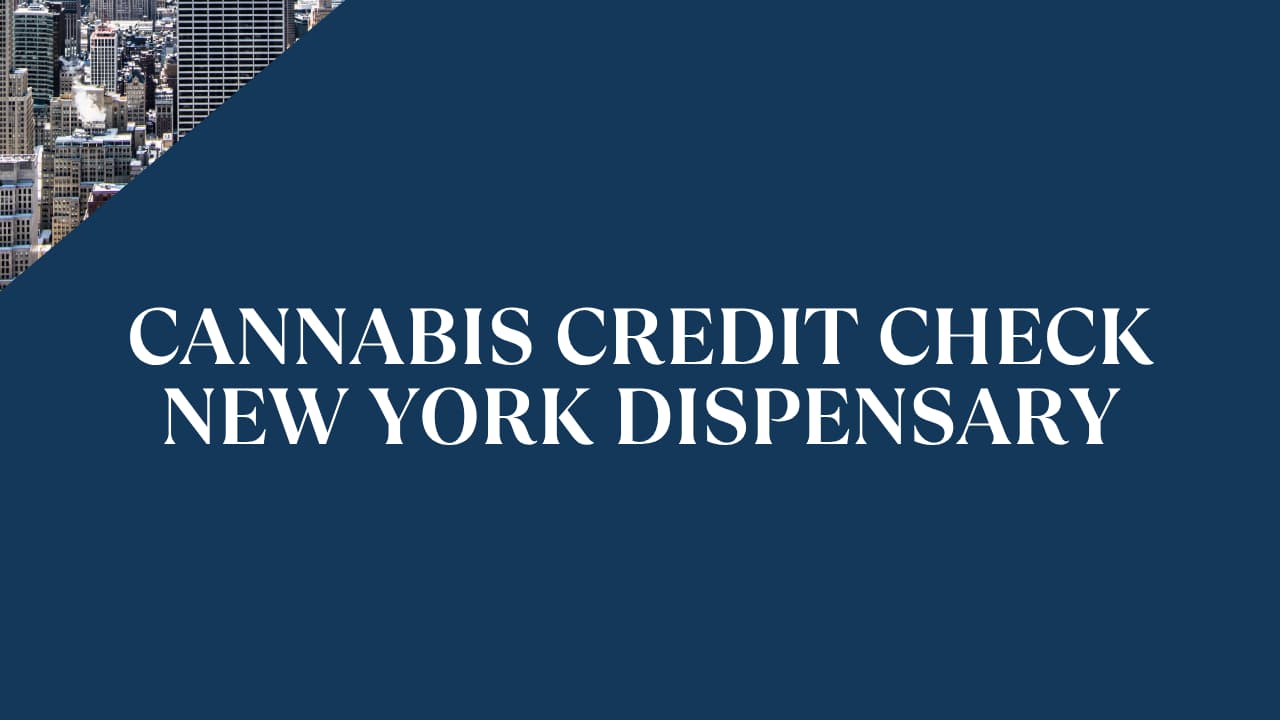 Cannabis Credit Check New York Dispensary